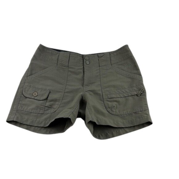 The North Face Olive Green Shorts Women’s Size 4 Excellent Condition - Picture 1 of 10